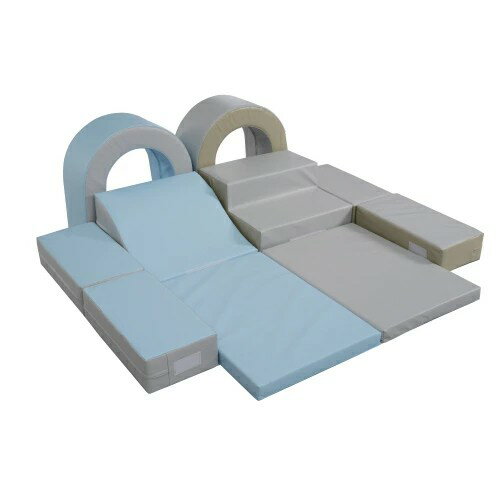 おもちゃ ソフトブロック 10枚セット 自由に組み合わせ 布製 大型遊具 アスレチック ブロック クッション 玩具 大型 室内 遊具 滑り台 すべりだい キッズスペース 子供 こども キッズ 幼児 保育園 保育用品 クリ