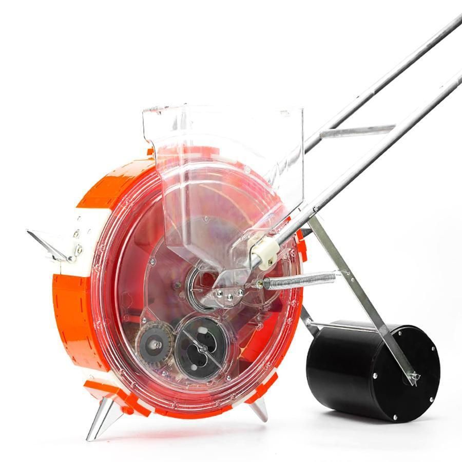 播種機 種まき機 手動種まき機 野菜播種機 手動プッシュ ステンレススチール製 ハンドル付き 調整可能..