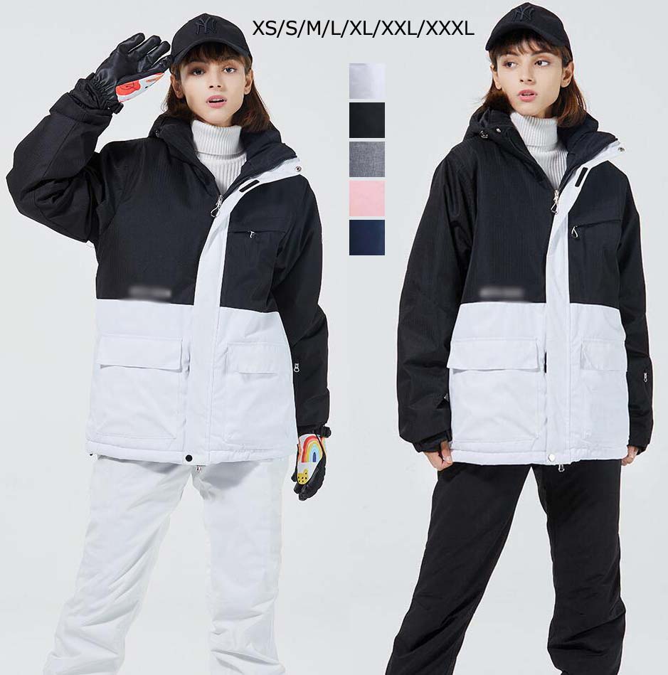 スキーウェア 暖かい 男女兼用 スノボーウェア 韓国風 ボードウェア お揃い メンズスノボウェア レディ..