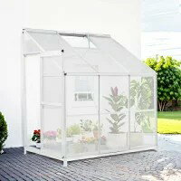 【2~4営業日発送】【PCカバー】ビニールハウス アルミ温室 家庭用温室 大型 ビニールハウス 家庭菜園 ..