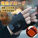 電熱グローブ ヒーターグローブ 電熱手袋 ヒーター 内蔵 ヒーター付き 電気手袋 防寒対策 usb 温熱手袋 暖房手袋 ヒーター手袋 インナーグローブ ハンドウ...