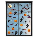 ハロウィン 飾り ウォールステッカー コウモリ ハロウィーンパーティー 店舗飾り シール 4枚セット かぼちゃ オバケ DIY ゴースト クモ 盛り上がる デコ...
