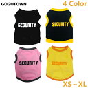 犬服 犬の服 春夏用 タンクトップ 通気性 SECURITY印字 タンクトップ 薄手 プチプラ 格安 小型犬 中型犬
