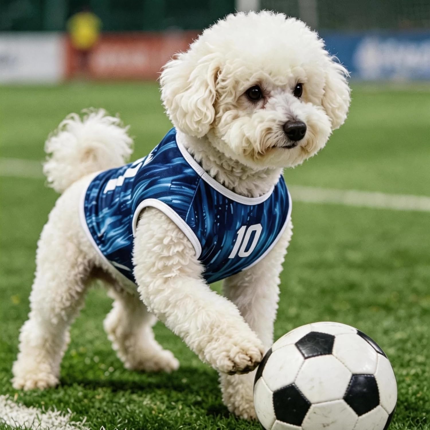 犬 服 春 夏 犬の服 タンクトップ 通気性メッシュ サッカーユニフォーム ドッグウ...