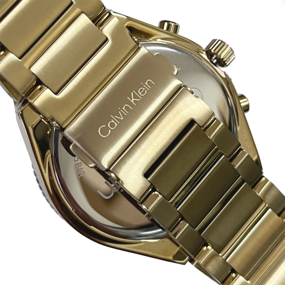 カルバンクライン 腕時計 メンズ CALVIN KLEIN ブルー文字盤 ゴールド ステンレススチール クォーツ 25200302