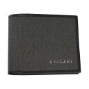 ブルガリ 財布 32580 BVLGARI 二つ折り札入れ メンズ ウィークエンド ブラック/グレー