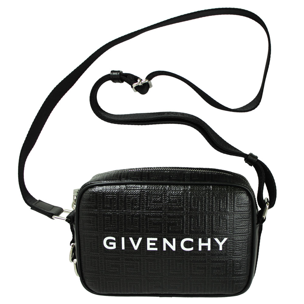 ジバンシィ ジバンシー バッグ レディース GIVENCHY ショルダーバッグ クロスボディバッグ ロゴ PVC×レザー ブラック BKU02XK1LF 001