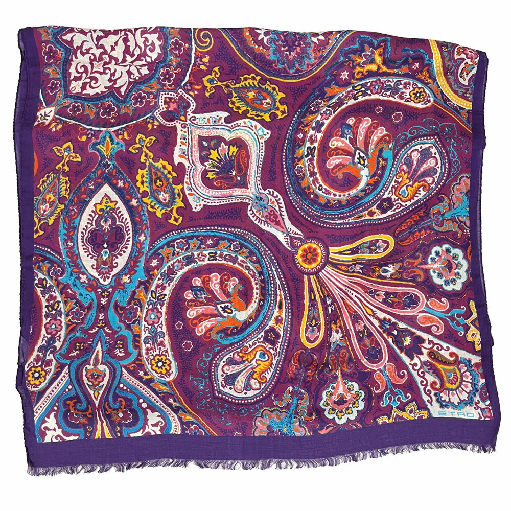 エトロ ストール レディース ETRO ショール スカーフ モダール90％ シルク10％ マルチカラー 1H020 5033 0600のサムネイル