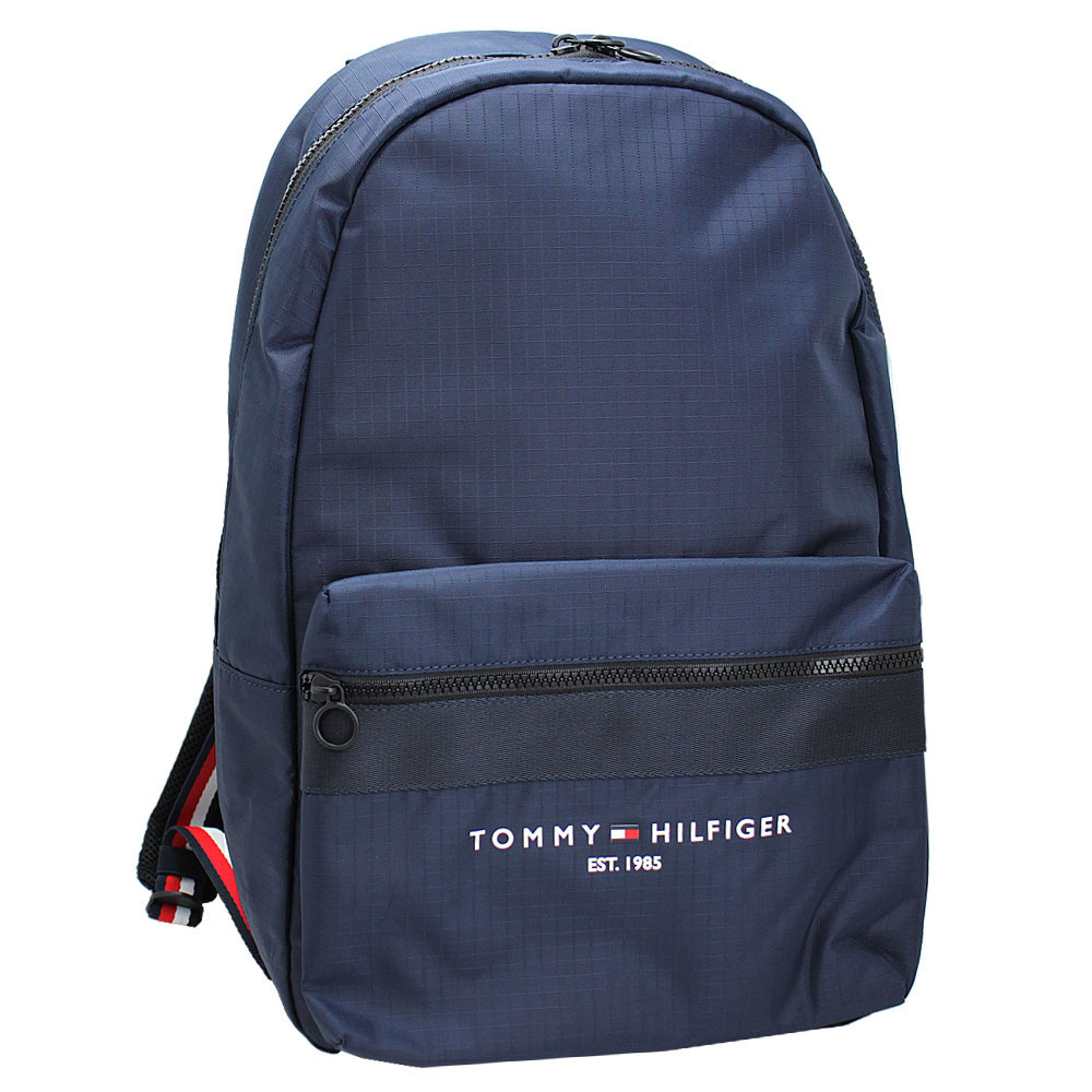 トミーヒルフィガー バッグ メンズ レディース TOMMY HILFIGER リュック バックパック ロゴ ネイビー AM0AM08095 DW5