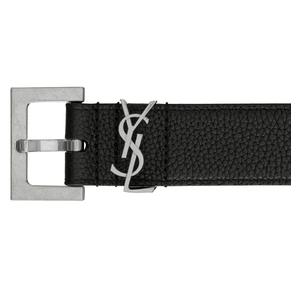 サンローラン ベルト メンズ SAINT LAURENT カサンドラ レザー ブラック 90cm 634440 DTI0E 1000