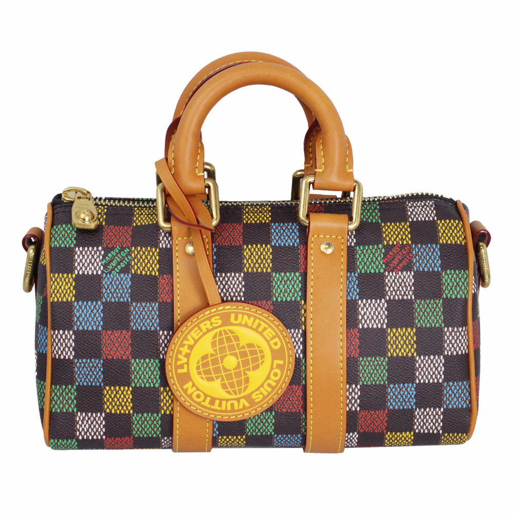 ルイヴィトン バッグ レディース N00148 LOUIS VUITTON キーポル・バンドリエール 25 ダミエ・エベヌ 斜め掛けショルダーバッグのサムネイル