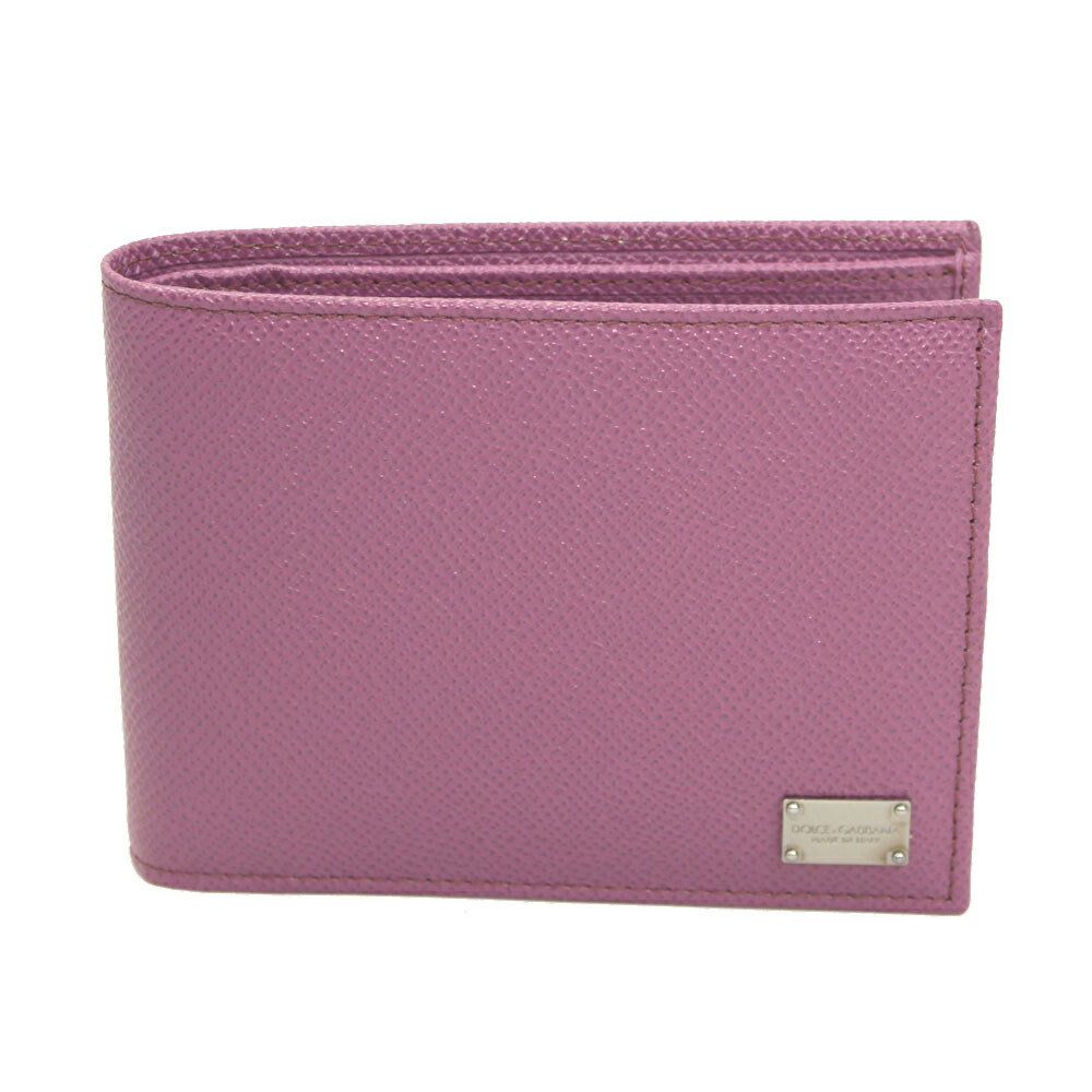 ドルチェ＆ガッバーナ 財布 BP0437 DOLCE＆GABBANA 二つ折り 札入れ メンズ パープル レザー BP0437 A1001 80415のサムネイル