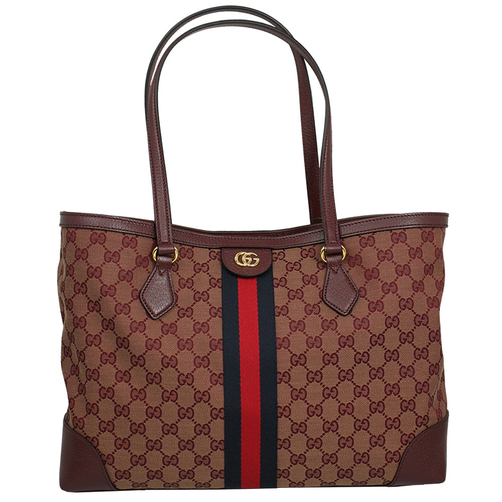 グッチ 帆布・キャンバス トートバッグ レディース グッチ バッグ レディース GUCCI トートバッグ オフィディア GGキャンバス バーガンディー 631685 9Y9MG 9864