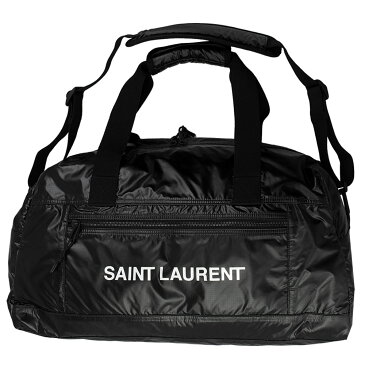 サンローラン バッグ メンズ レディース SAINT LAURENT ボストンバッグ ダッフルバッグ ショルダーストラップ付 ナイロン ブラック 581374 HO21Z 1054