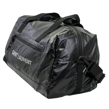 サンローラン バッグ メンズ レディース SAINT LAURENT ボストンバッグ ダッフルバッグ ショルダーストラップ付 ナイロン ブラック 581374 HO21Z 1054