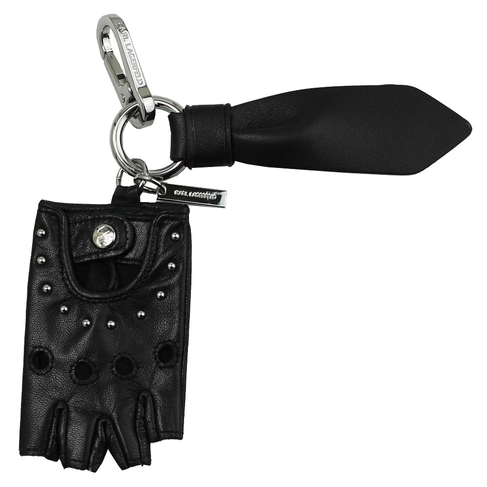 カールラガーフェルド キーホルダー レディース KARL LAGERFELD タイ＆グローブ キーチェーン レザー 201W3813のサムネイル