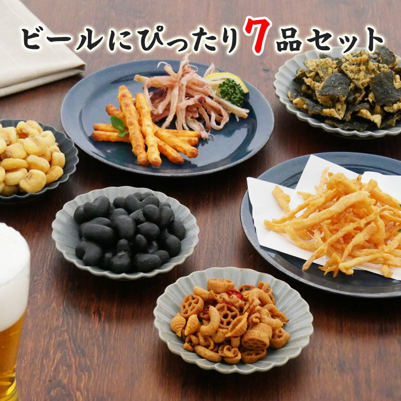 珍味セット おつまみ ギフト セット【ビールにぴったりおつまみ7品セット】お父さん 誕生日 プレゼント 珍味 おつまみ 極める 退職 お祝い 甘くない 送料無料 常温 詰め合わせ 帰省土産 お摘み 珍味