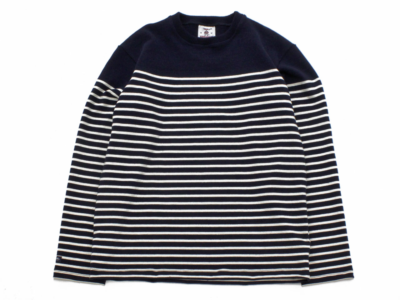 BARBARIAN【バーバリアン】CREW NECK SHIRTS(L/S) *NAVY/IVORY