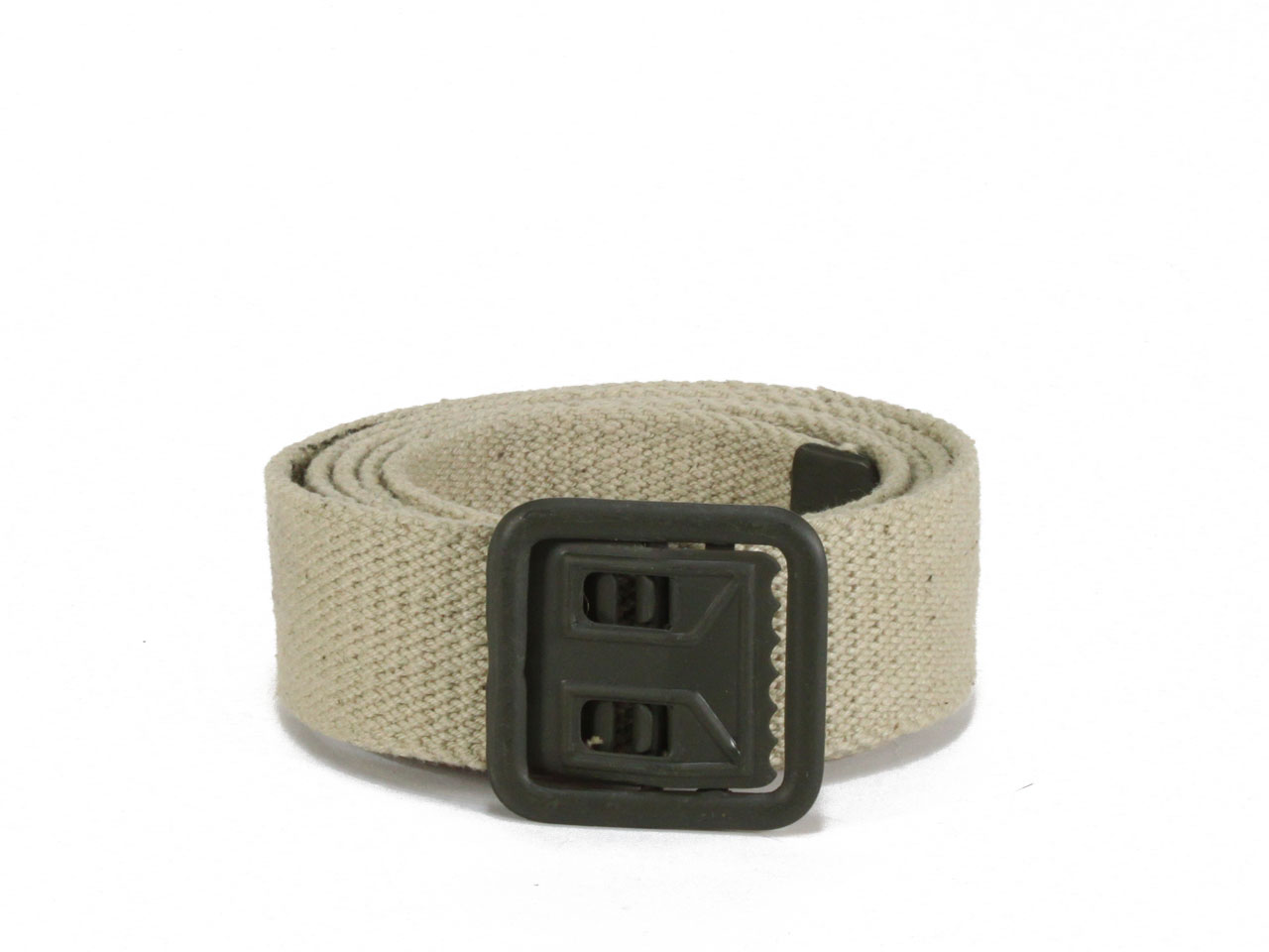 MILITARY【ミリタリー】FRENCH KHAKI TROUSER BELT