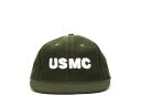 COOPERSTOWN BALL CAP'22 USMC CAP *OLIVE/WOOL