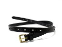 ジャベツクリフ JABEZ CLIFF【ジャベツクリフ】LONG SADDLE LEATHER BELT 20HOLE *BLACK