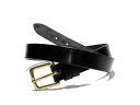 ジャベツクリフ JABEZ CLIFF【ジャベツクリフ】STIRRUP LEATHER BELT 28mm *BLACK