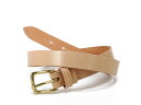 JABEZ CLIFFyWxcNtzSTIRRUP LEATHER BELT 28mm *TAN