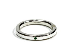 スコーシャ SCOSHA【スコーシャ】SINGLE STONE BAND RING #WR29 *EMERALD