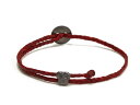 スコーシャ ブレスレット メンズ SCOSHA【スコーシャ】SIGNATURE BRIAN SLIDER BRACELET #SB4.3 *OX RED