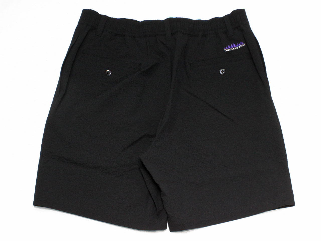 THOUSAND MILE【サウザンドマイル】EASY TUCK SHORTS *BLACK
