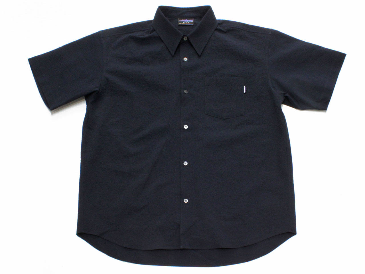 Rakuten - THOUSAND MILE【サウザンドマイル】SHORT SLEEVE SHIRT *SEERSUCKER NAVY