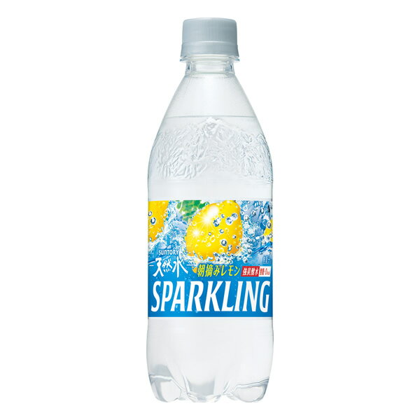 サントリー 天然水スパークリングレモン 500mlPET 24本入×1ケース