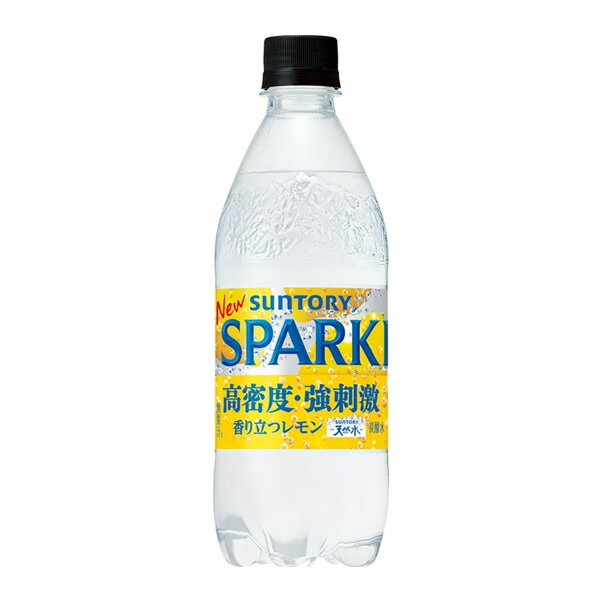 サントリー 天然水スパークリングレモン 500mlPET 24本入×1ケース