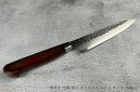 送料無料 日本製 国産 伝統工芸品 青木 刃物 製作所 堺 孝行 33層 ダマスカス 槌目 ペティ ナイフ 150mm 15cm 包丁 錆びにくい VG10 0...