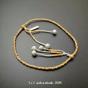 数珠 日蓮宗・法華宗 総柘植(つげ) 8寸 わさび色利休房