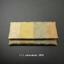 数珠入れ 正絹 名物裂 笹蔓緞子(3色縞柄)-R