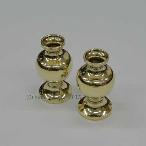 密教法具/前具（大型）花鋲（駒型） 2本一組