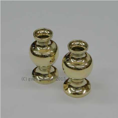 密教法具/前具（大々型）花鋲（駒型） 一対（2本一組）