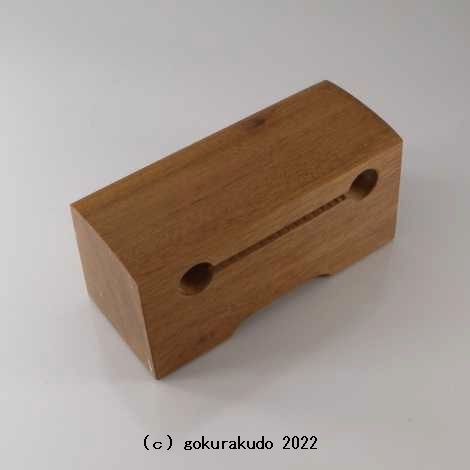 花梨（かりん）製 枕木鉦4寸（2022）