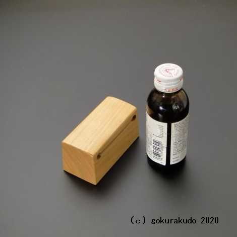 木鉦（もくしょう） 桜製枕木鉦 3寸-フラット型