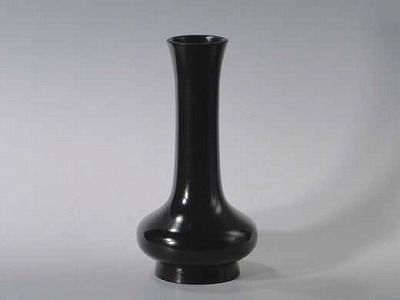 花立・花瓶/貫通型花立（黒色）　6寸