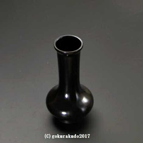 花立・花瓶/貫通型花立（黒色）4.5寸
