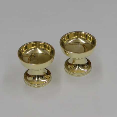 密教法具/前具（大型）仏器（駒型） 1対（2個一組）