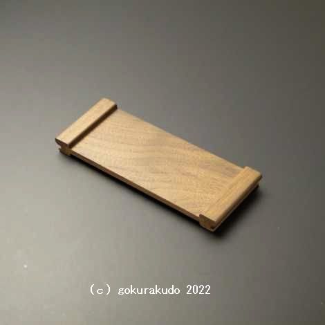 M型低 供養膳(ブッキ膳・湯呑台)（ブラウン色）