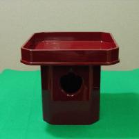 三宝（さんぼう）（三方）/代用漆朱塗り三宝尺