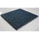 SLDS(セルデス)ゴムチップマット50cm×50cm×2.5cm ホームジム トレーニングジム 床材 衝撃吸収 防音防振 ラバーマット 簡単設置 筋トレ 自宅トレ(4)