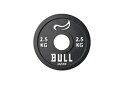 BULL パワーリフティングプレート2.5kg(2枚1組)IPF(国際パワーリフティング連盟)公認品 筋トレ トレーニング器具 バーベル ホームジム 自宅トレ