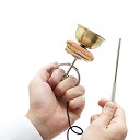 【印金りん】持ち運び用おりん-銀鈴-1寸8分(長さ8.9cm)★日本製※収納用袋セットお墓用りん巡礼用りん印金 墓参り お墓参り お墓 墓用おりん 巡礼 巡礼お...