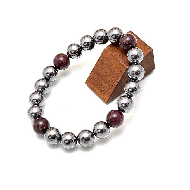 『テラヘルツ-ピンクトルマリン ブレスレット』10ミリ玉仕立て天然石ブレスレット シルバーブレスレット 銀色ブレスレット 石製ブレスレット 石のブレスレット 数...