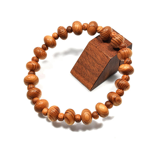 『屋久杉ブレスレット』 平玉仕様 10ミリ・4ミリ玉 念珠 木製ブレスレット 腕輪 厄除けブレスレット お守りブレスレット 数珠ブレスレット 厄除け祈願ブレスレ...